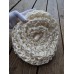 Vintage 1960s 's Offwhite Raffia Straw Loosely Woven Beret Hat Stretch Fit  eb-66356886